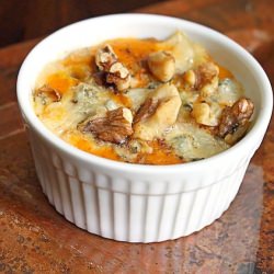Pumpkin Gorgonzola Flan