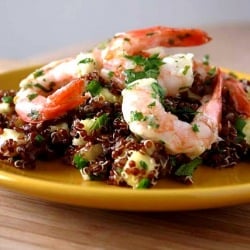 Quinoa with Shrimp