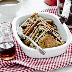 Chocolate Pistachio French Toast