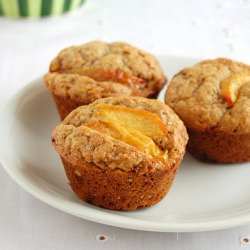 Ginger Peach Muffins
