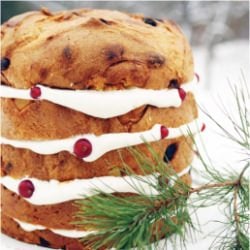 Panettone with Champagne Cream