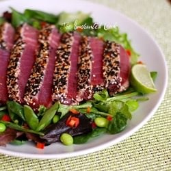 Spicy Seared Ahi Tuna Salad