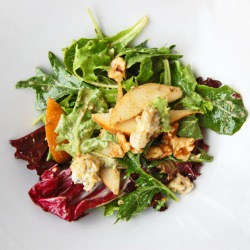 Mixed Greens + Green Tea Dressing