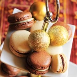 Macarons: Chocolate and Vanilla
