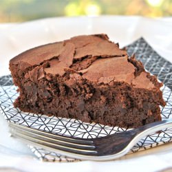 Fallen Chocolate Soufflé Cake
