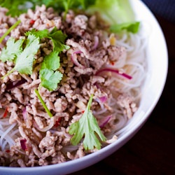 Pork Larb with Vermicelli Noodles