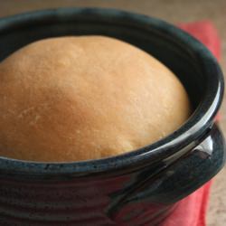 Bread in Homemade Pottery