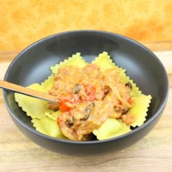 Tempeh in Pomegranate Sauce