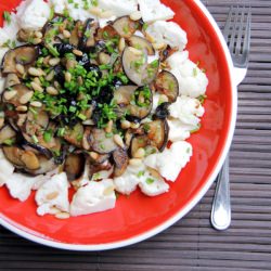 Cauliflower and Fried Aubergine