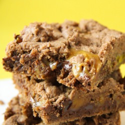Chocolate Caramel Brownies