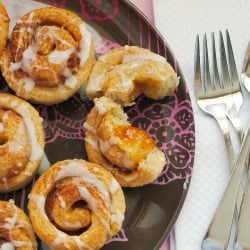 Oatmeal Peach Roll-Ups