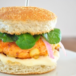 Zesty Salmon Burgers