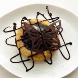 Chocolate Bull’s-Eye Cake