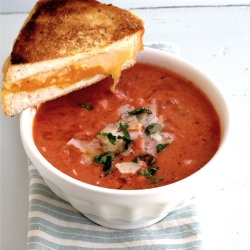 Grilled Cheese & Tomato Basil Soup