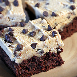 Cookie Dough Topped Brownies