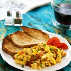 Ackee Scramble from Caribbean Vegan