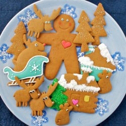 Molasses Gingerbread Cookies