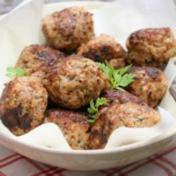 Pork Meatballs with Mustard