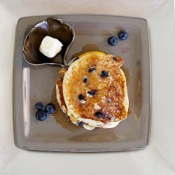 Blueberry Ricotta Pancakes