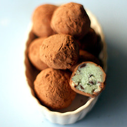 Mint Chocolate Chip Truffles