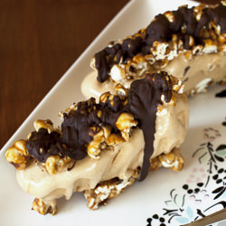 Caramel Popcorn Icecream Sandwiches