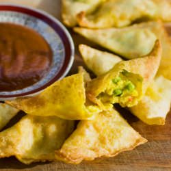 Mini Vegan Samosas