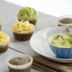 Black Sesame w/ Matcha Frosting