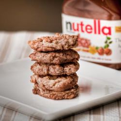 Nutella Peanut Butter Cookies