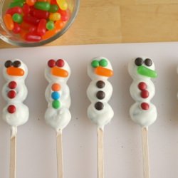 Mini Dipped Snowmen