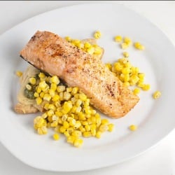 Salmon w/ Pesto Puff Pastry