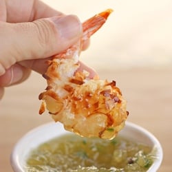 Healthy Baked Coconut Shrimp