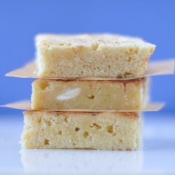 White Chocolate Blondies