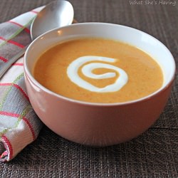 Curried Carrot & Lentil Soup