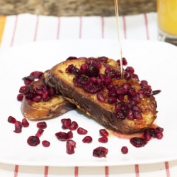 French Toast w/ Clementine Syrup