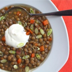 Lentil Soup with Bacon