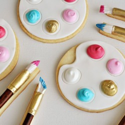Artist Palette Cookies