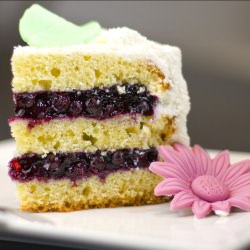 Little Layer Cake w/ Blueberries