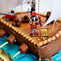 Pirate Ship Cake