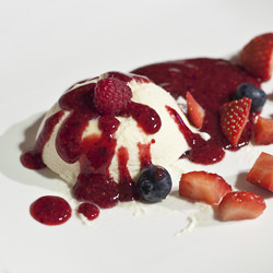 Parfait with Berries Sauce
