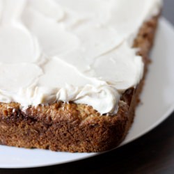 Spiced Applesauce Cake