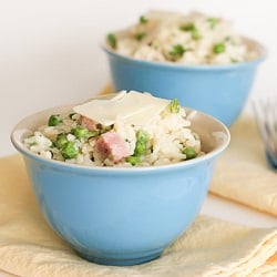 Ham and Pea Risotto