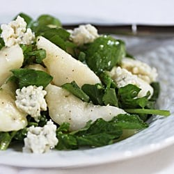 Pear, Blue Cheese Salad