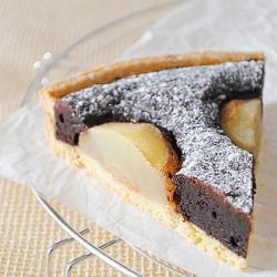 Chocolate and Pear Tart