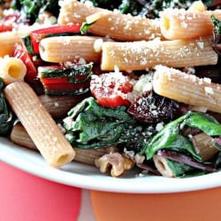 Pasta with Chard and Cranberries