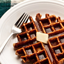 Honey Cinnamon Whole Wheat Waffles