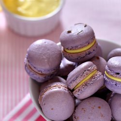 Lavender Macarons w/ Lemon