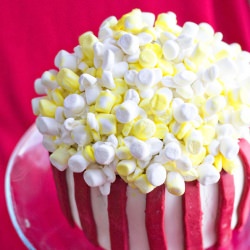 Popcorn Bucket Cake