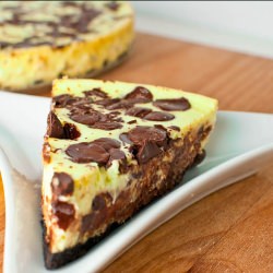 Mint Chocolate Chip Cheesecake