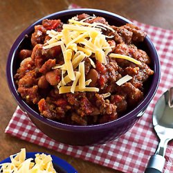 Crockpot Bison & Pork Chili