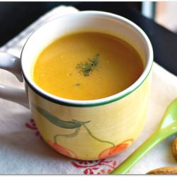 Warm Apple & Almond Soup